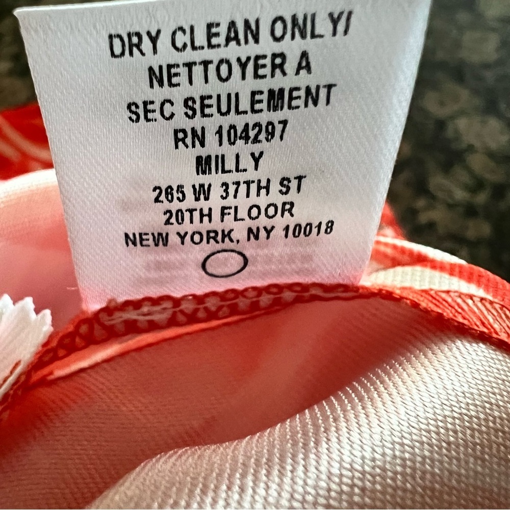 Milly Orange White Skirt. - Picture 4 of 7